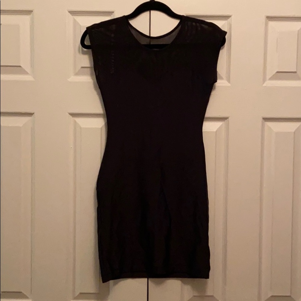 American Apparel Black Body Con Dress